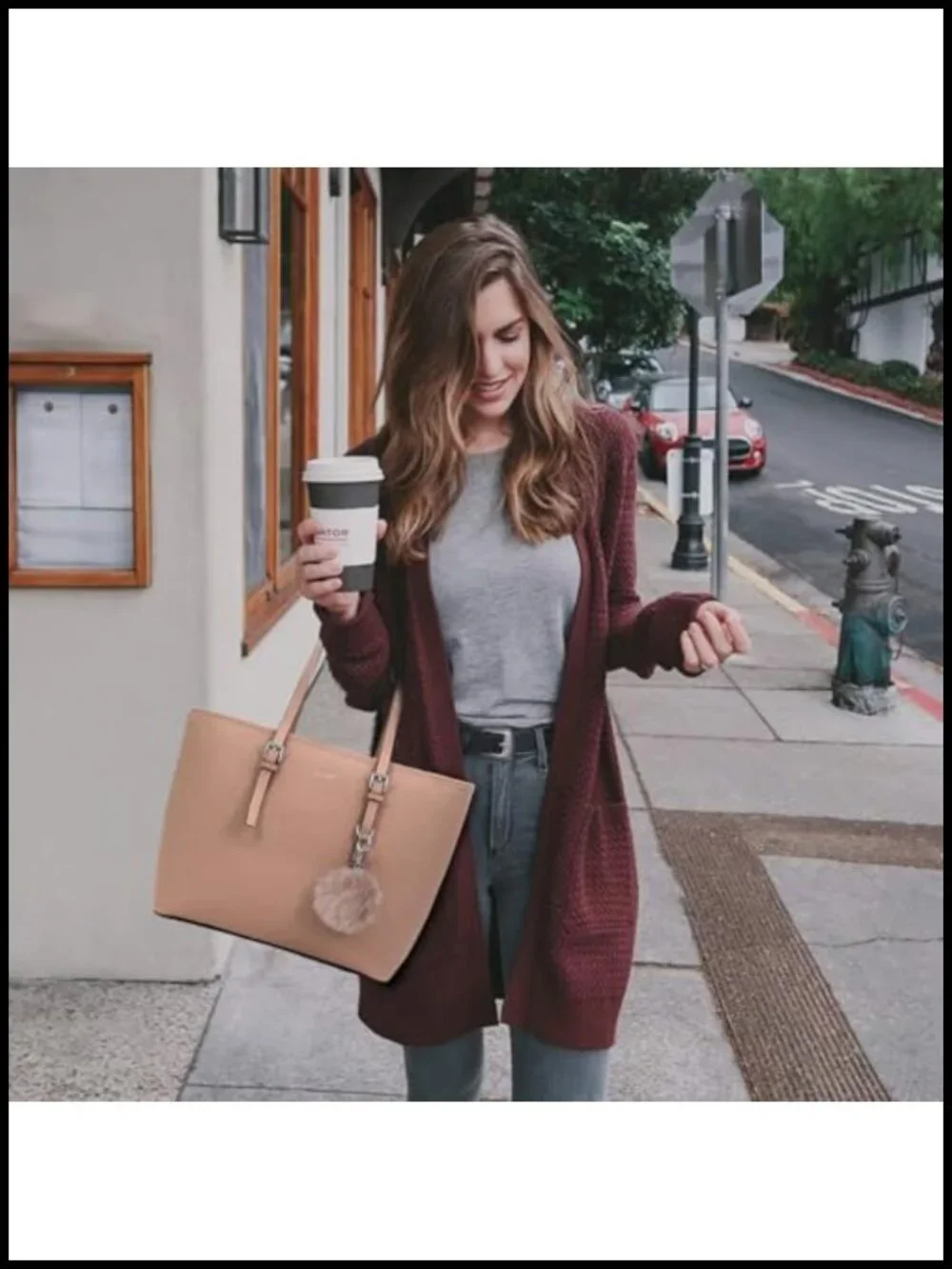 PU Leather Shoulder Bag Tote Set with Wallet for Travel Work